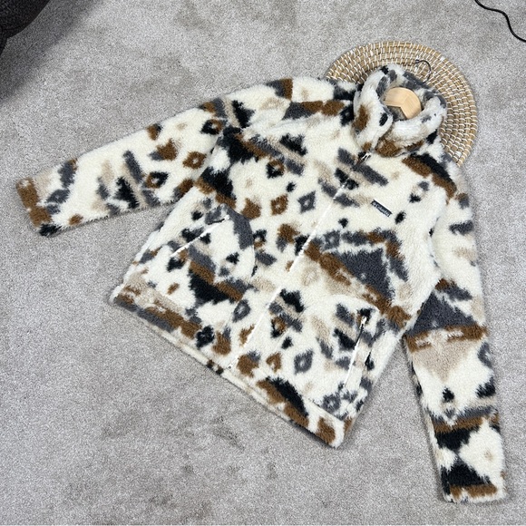 SOLD | Columbia Women’s Winter Pass Sherpa Full Zip Jacket in Rocky Mountain L - Picture 2 of 16